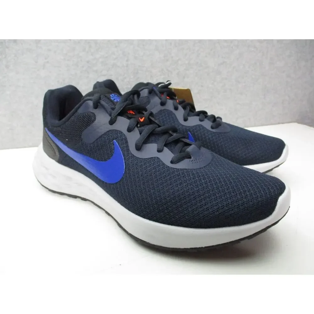 Nike Revolution 6 Next Nature Blue Road Running Shoes Mens Sz 7 Womens Sz 9.5